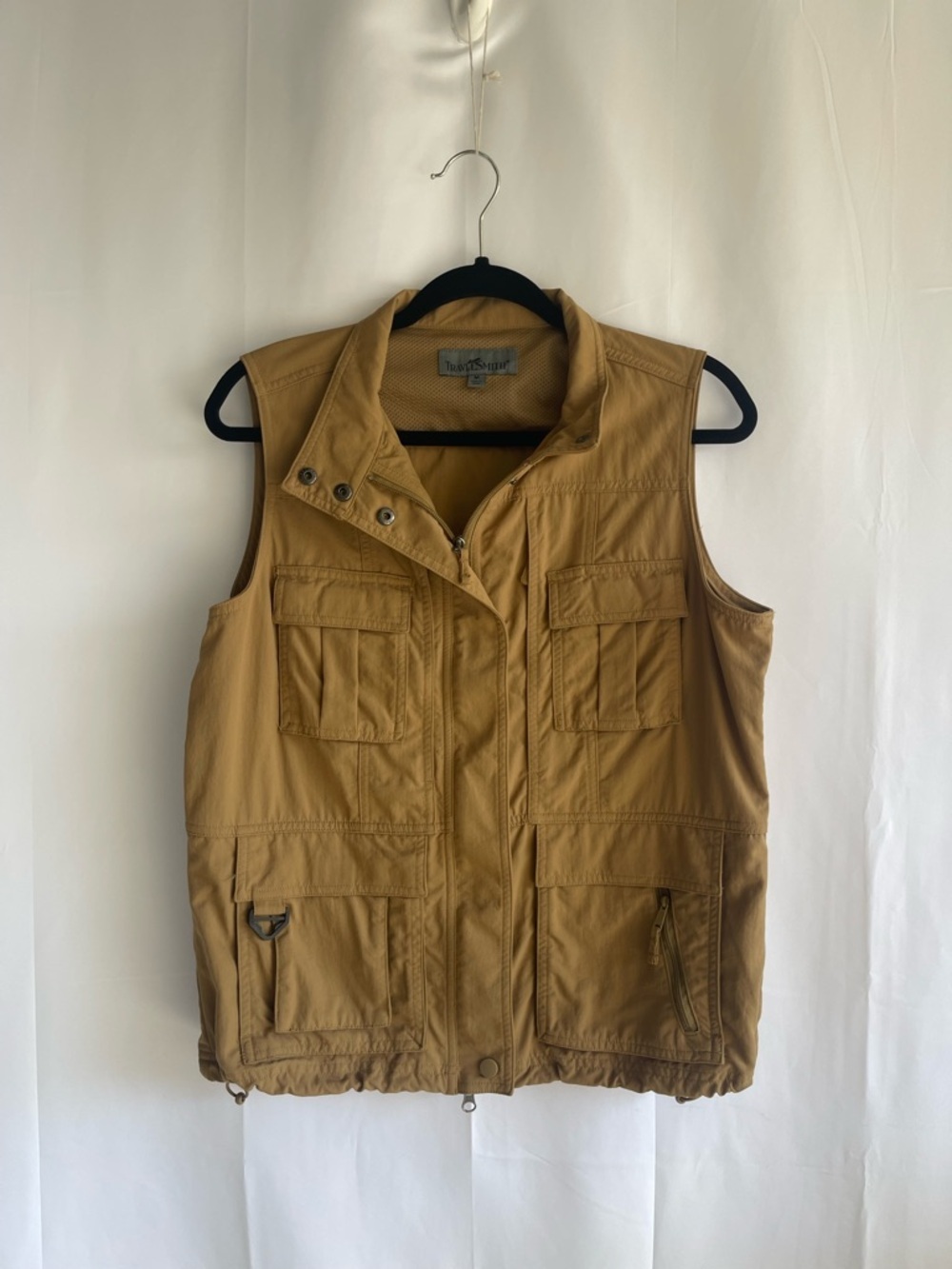 TravelSmith Khaki/Tan Lightweight Jacket Vest - Picture 2 of 6